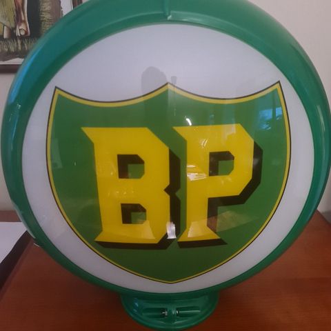 Ny reprodusert globe med BP logo