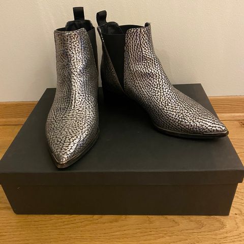 Acne silver ankel boots