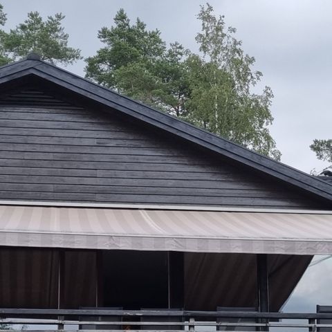 Terrassemarkise 6 x 3 meter med motor