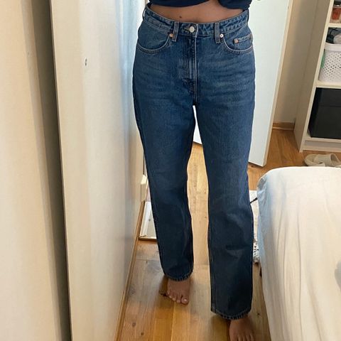 Weekday Rowe Jeans mørkeblå