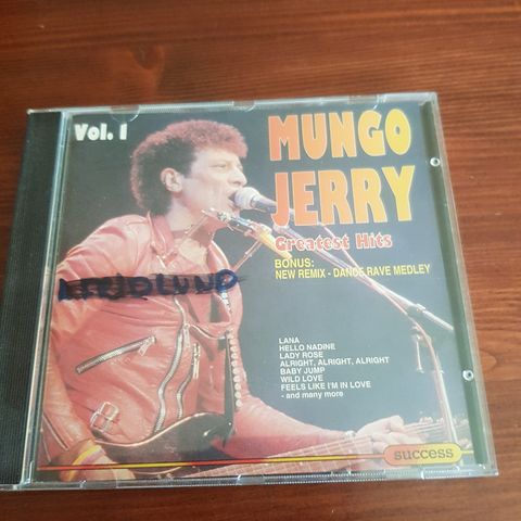 Mungo Jerry Greatest Hits vol 1