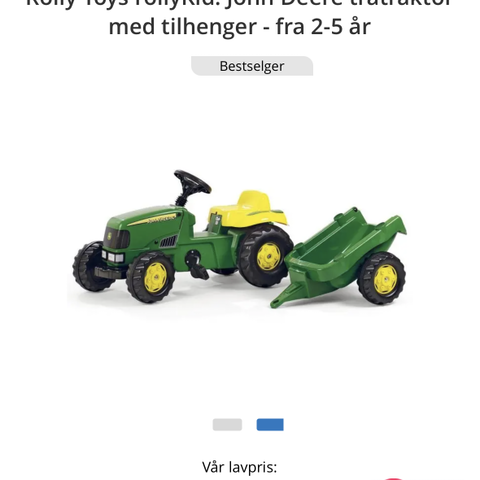 Pent brukt tråtraktor 2-5 år