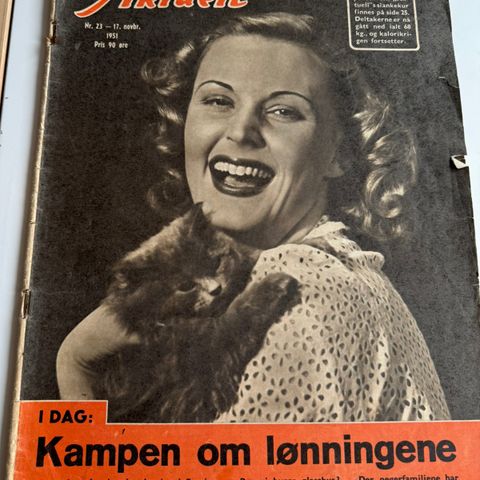 Diverse Aktuell Ukeblad fra 1951-1959