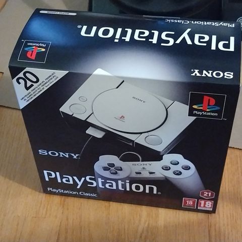 Playstation Classic Mini, uåpnet.