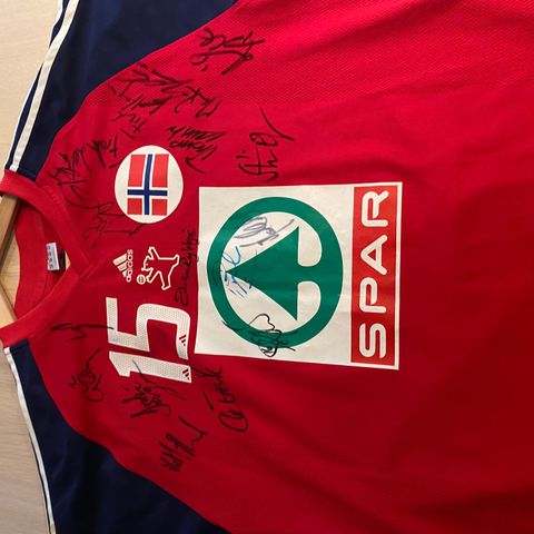 Signert Trøye Norge handball