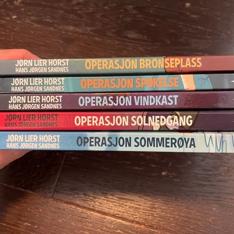 Operasjon bøkene til Jørn Lier Horts, 5 bøker