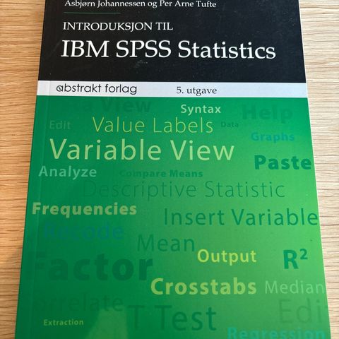 Introduksjon til IBM SPSS statistikk