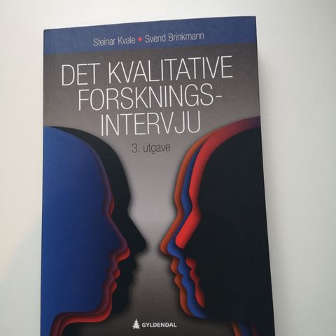 Det kvalitative forskningsintervju av Steinar Kvale og Svend Brinkmann