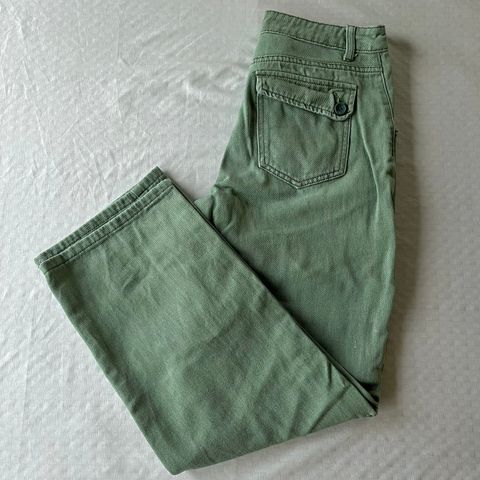 Grønne cargo jeans