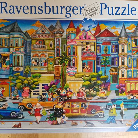 Ravensburger 1500 brikker mangler 1 brikke