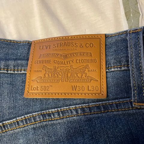 Levi’s 502 30/30 herre coolmax