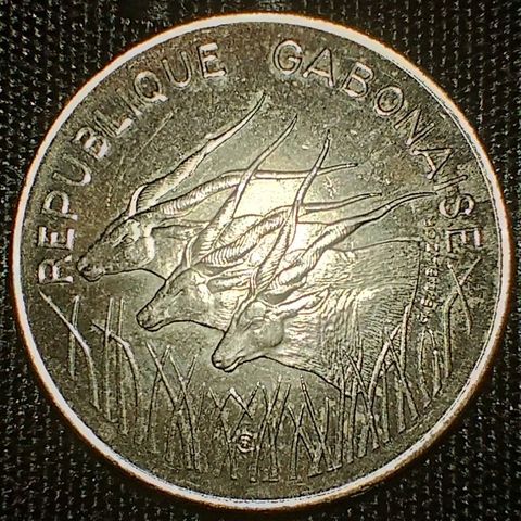 Gabon 100 francs 1972