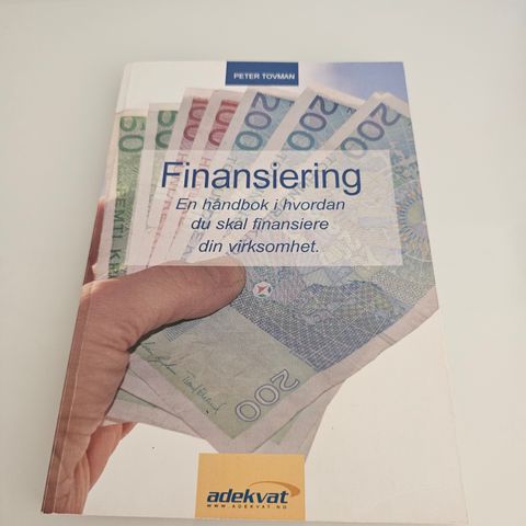 Finansiering. Peter Tovman