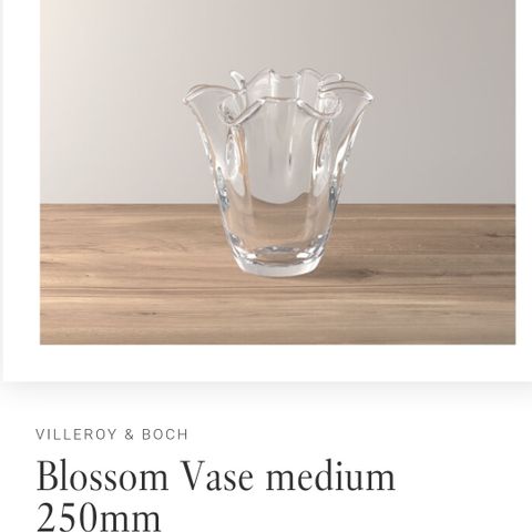 Villeroy & Boch Vase Blossom