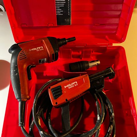 Hilti SD 5000 og SMD 57