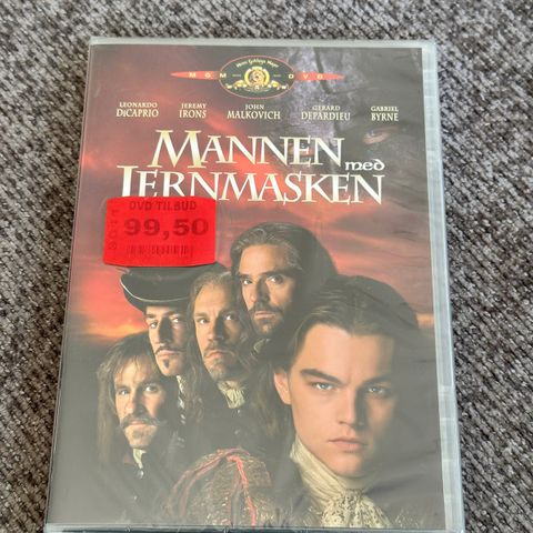 Mannen med jernmasken / The man in the iron mask (Ny i plast, norsk tekst)