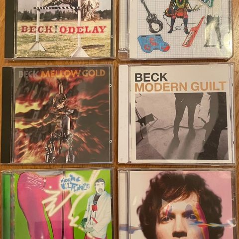 Beck cd’er selges (Nirvana, Bob Dylan, Pearl Jam, Prince)