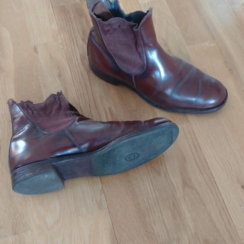 Jodhpur boots, i lær, brune, str. 7 (dame)