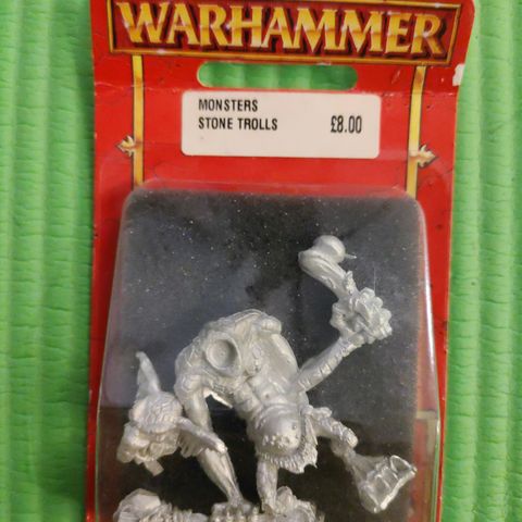 Warhammer Fantasy/Old World - Stone Troll (metall)