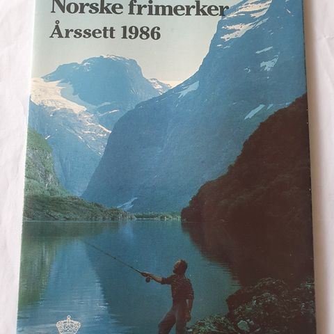 årssett frimerker 1986