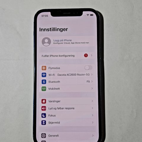 Iphone 12 blå