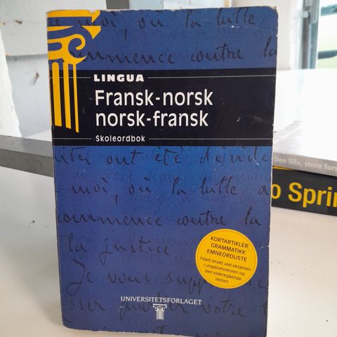 Ordbok fransk-norsk