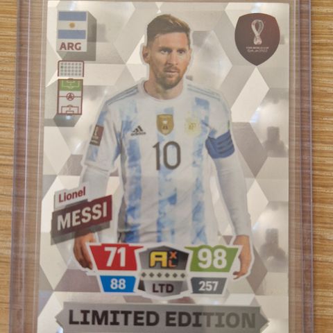 Lionel Messi limited edition. Fifa world cup 2022.