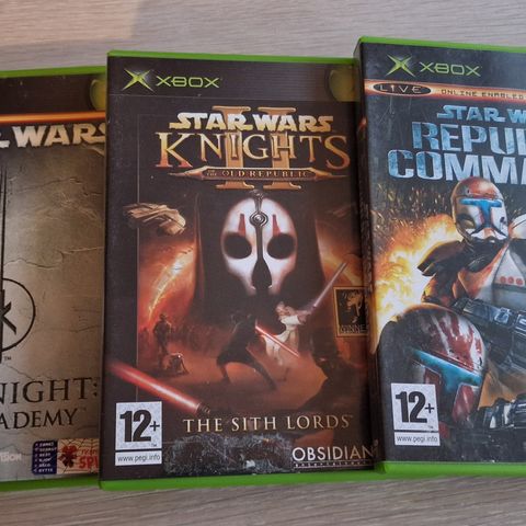 Star wars til XBOX  Samlet (første generasjon)