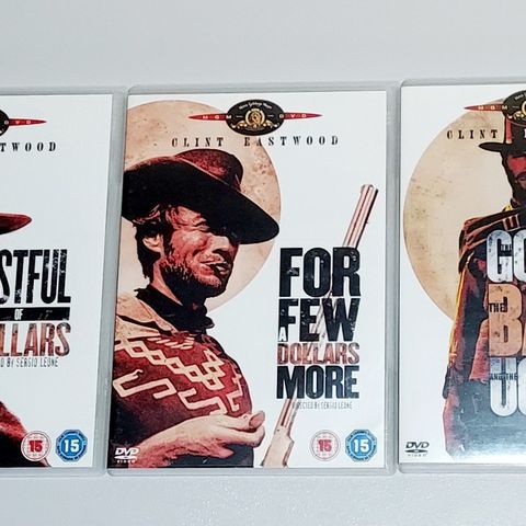 4 DVD.CLINT EASTWOOD WESTERN COLLECTION.
