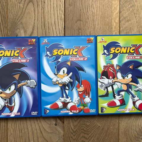 Sonic X dvd