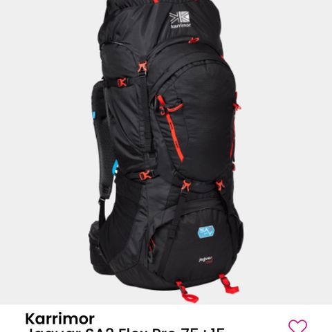 Ryggsekk karrimor jaguar SA2 Flex Pro 75+15