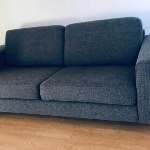 Sofa., 3- seter. Dansk Design: Engell. Lengde: 220 cm. Veldig fin