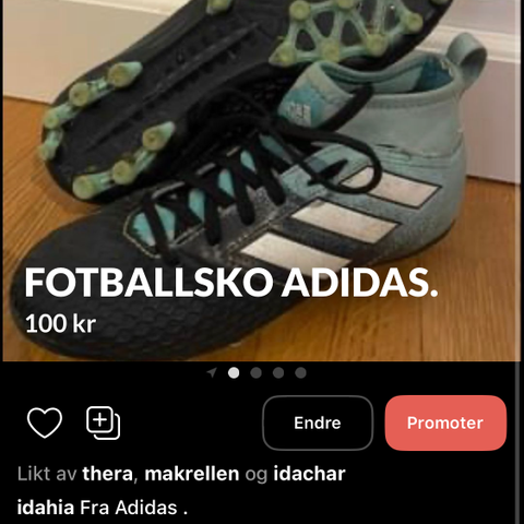 Adidas fotballsko