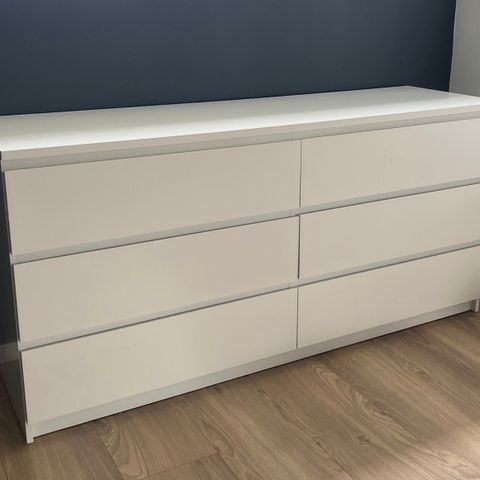 Ikea Malm kommode 6 skuffer