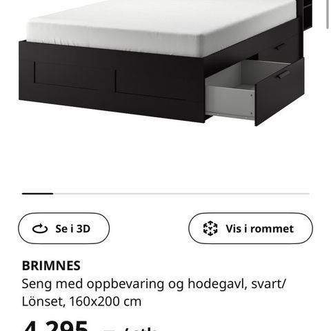 IKEA brimnes seng