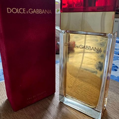 Dolce & Gabbana Classic Red Eau de Toilette Edt 100ml **Sjelden Årgang**