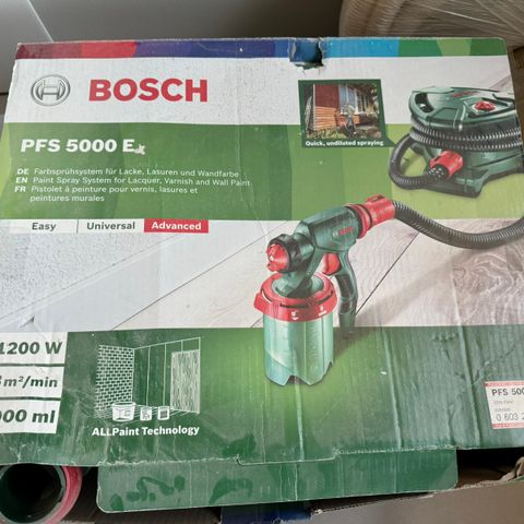 Bosch malersprøyte selges billig