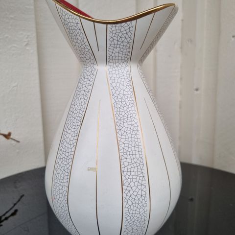 Marzi & Remy "Fiske munn" vase, 1026/23 German Pottery, 1950-tallet