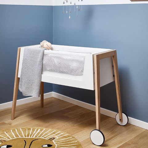 Stokke - Linea bedside crib (eik ben).