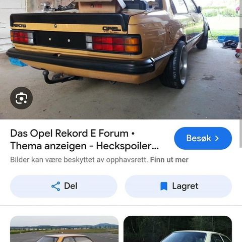 Vinge Opel Rekord E ønskes kjøpt