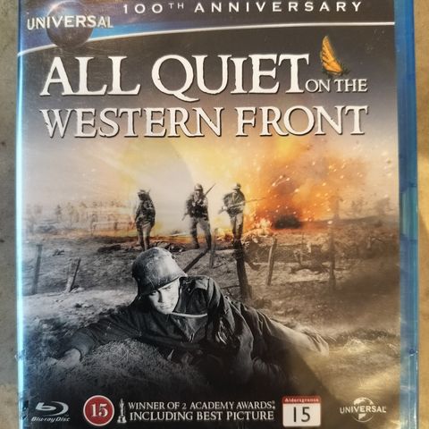 All Quiet on The Western Front ( Blu Ray ) Ny i plast - 1930 - 100 kr inkl frakt