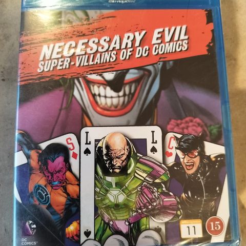 Necessary Evil - Super Villains of DC Comics - Ny i plast - 100 kr inkl frakt