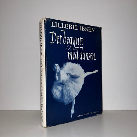 Det begynte med dansen - Lillebil Ibsen. 1961   m/dedikasjon