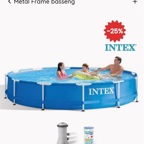 Intex badebasseng