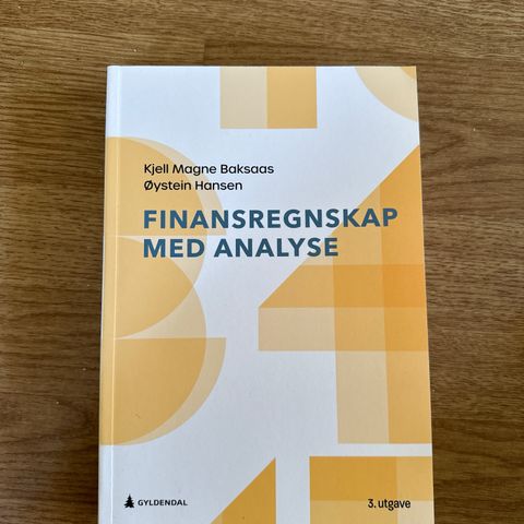 Finansregnskap med analyse, 3. utgave