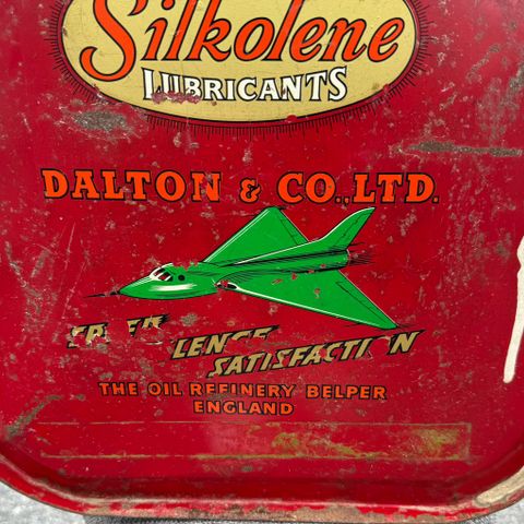 Sjelden Silkolene Dalton & Co..LTD Oljekanne