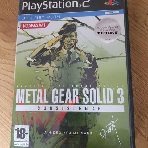 Metal Gear Solid 3 Subsistence