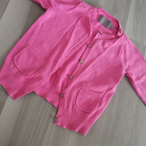 Cardigan i rosa str 104