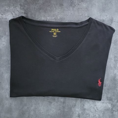 Polo Ralph Lauren t-shirt, str 2XL i farge sort, selges (ubrukt)