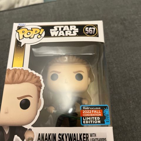 Anakin Skywalker 2022 Fall convention limited edition funko pop